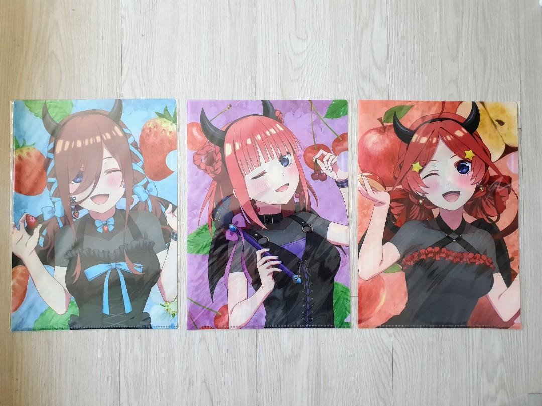The Quintessential Quintuplets Movie Gotoubun no Hanayome 5 limited Clear  Files