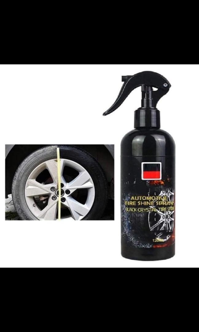 Tire shine spray 30ml only, Car Accessories, Tyres & Rims on Carousell
