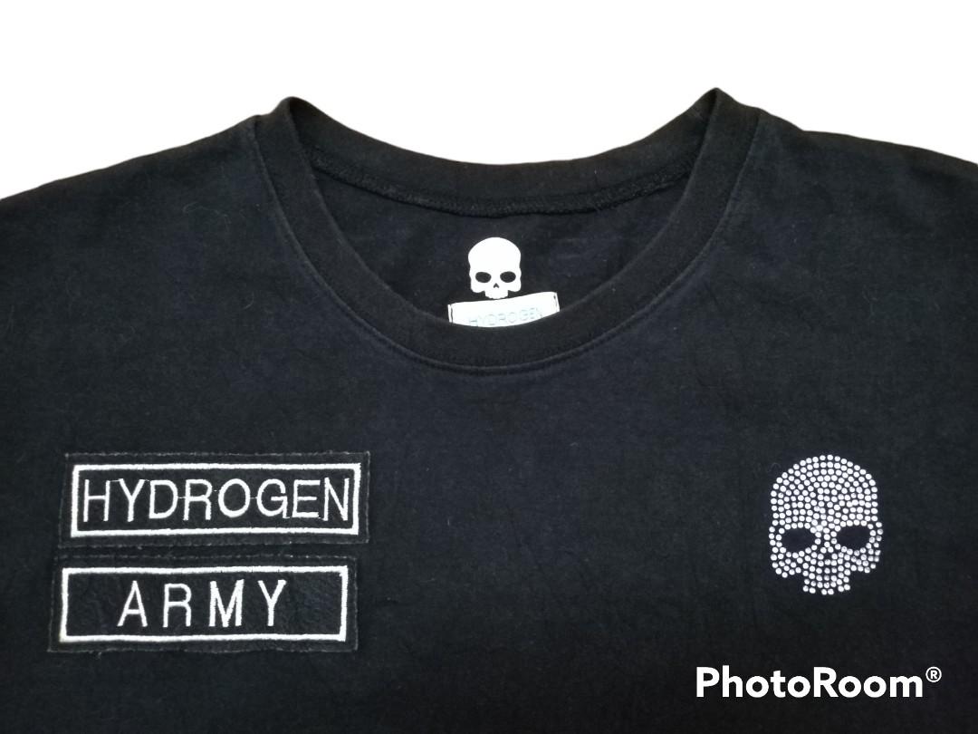Tshirt Hydrogen Army, Men's Fashion, Activewear on Carousell