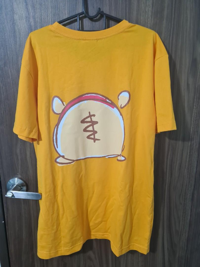 tsum tsum oversized tshirt (winnie the pooh yellow), Women's Fashion