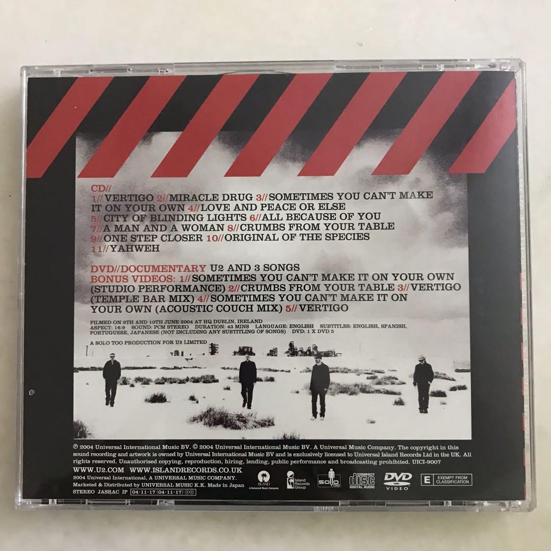 U2 CD + DVD Special Edition (Japan Press), Hobbies & Toys, Music