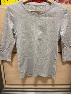 #Uniqlo #上衣#短袖#七分袖#百搭#素T#必備款#基本款