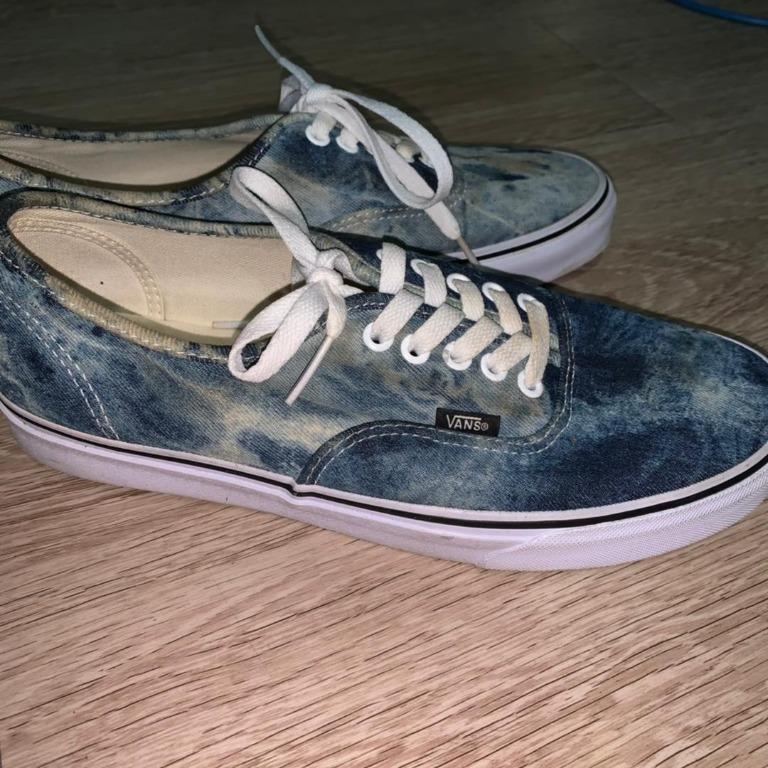 Acid denim cheap vans