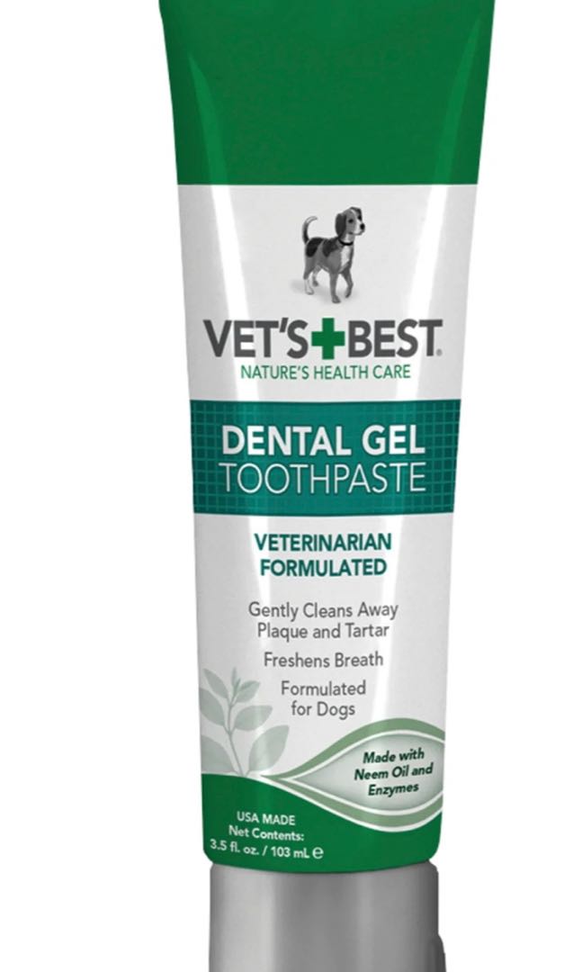 Vet's Best Dental Gel toothpaste, Pet Supplies, Health & Grooming on