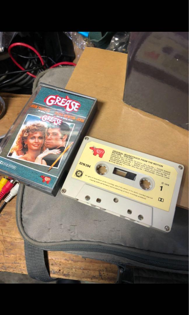 Vintage Cassette tape GREASE, Everything Else on Carousell