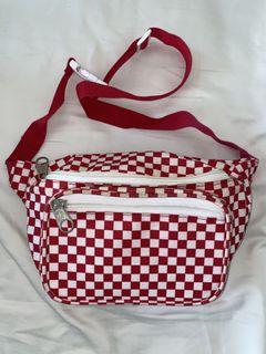Vintage Dickies red checkered fanny pack