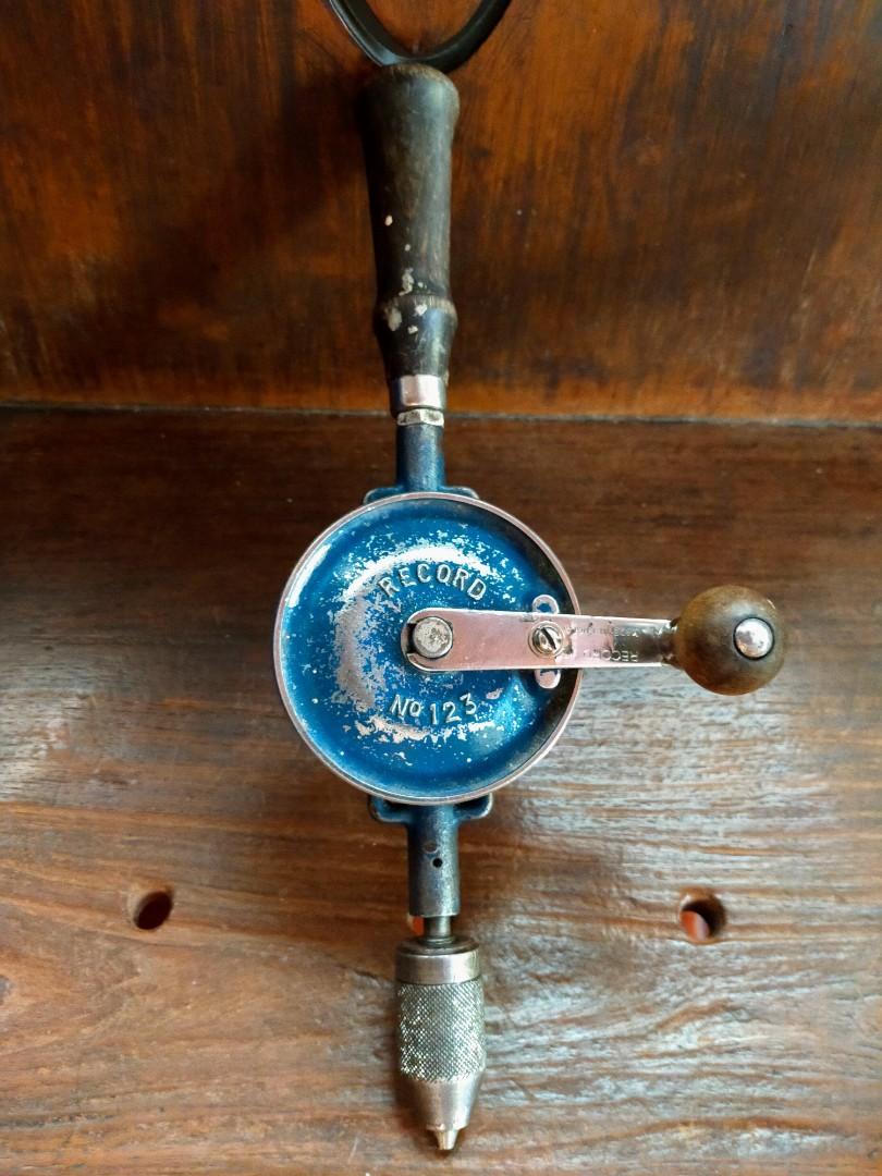 Vintage manual hand drill, Hobbies 
