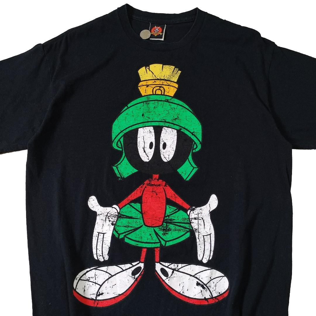 Vintage Marvin the Martian Looney Tunes Cartoon Tee Shirt, Men's ...