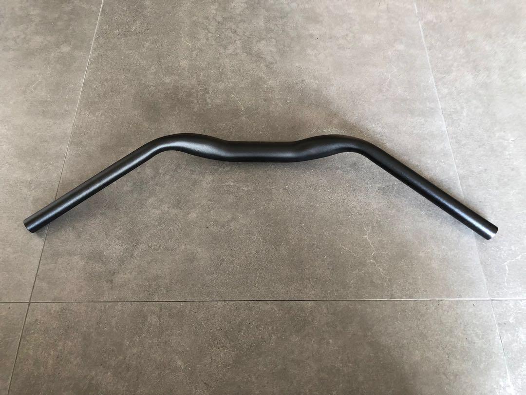 thumbnail image 2 of ErgoTec E-Bike Handlebar M-Bar 31.8mm: Aluminium Cruiser Style, 700mm Wide (Black) 2 of 6