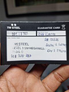 Watch TW Steel brand new