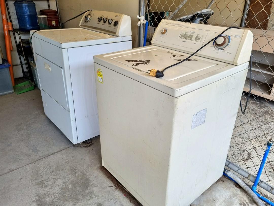 WHIRLPOOL Washing Machine & Dryer, TV & Home Appliances