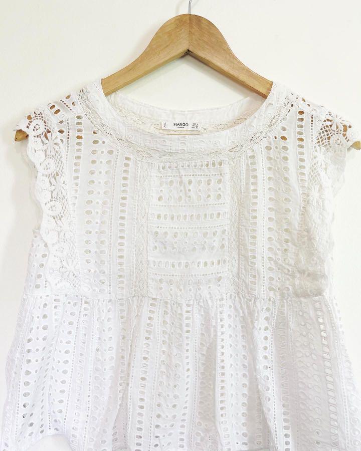 Women’s Crochet top (Category: Blouses) located in Cainta. Submitted by closetbyleigne (Listing ID 1177909067, Image 3). Description: SALE! Php449 only + shipping Size: S - Please manage your expectations since items are preloved. Color may vary due to lighting. ❗️NO RETURN. NO CANCELLATION! ➡️First to comment MINE! 💳MOP: BDO & GCash only Part of sales go to QUIAPO CHURCH. 🙏🏼Thank you! 😊 .