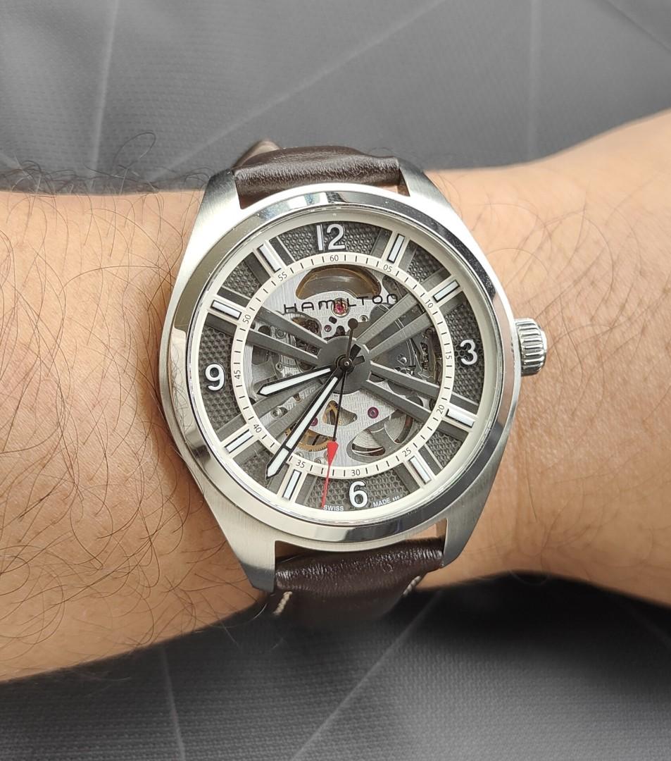 Hamilton khaki best sale skeleton