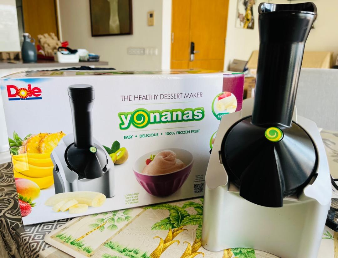 Yonanas Deluxe Healthy Fruit Soft-Serve Dessert Maker, Pink