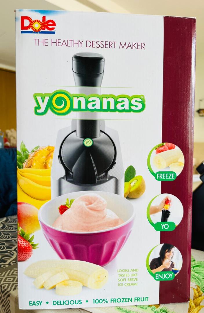 Yonanas Deluxe Healthy Fruit Soft-Serve Dessert Maker, Pink