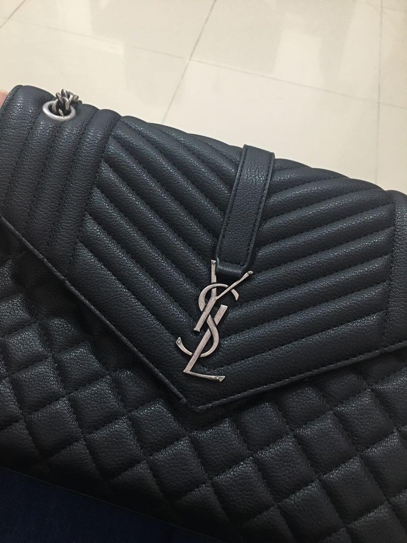 YSL with silver hardware, Luxury, Bags & Wallets on Carousell