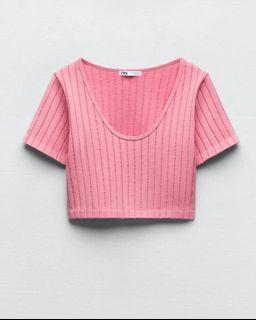ZARA BNWT SEAMLESS CROP TOP