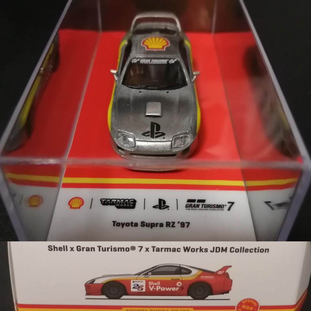 隱藏版1 64tarmac Works X Gran Turismo 7 X Shell Jdm Toyota Supra Rz 97 車仔全新 興趣及遊戲 玩具 遊戲類 Carousell