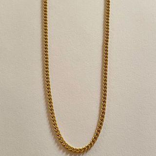 18 karat curb chain necklace 20.5 inches