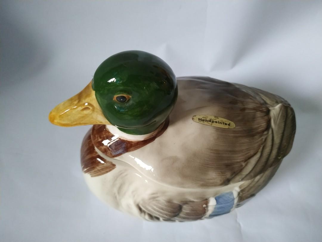 1981 OTAGIRI Mallard Duck Ceramic Candy Jar (Category: Dinnerware & Cutlery) located in Pasig City. Submitted by don200 (Listing ID 1178199874, Image 3). Description: 1981 OTAGIRI Mallard Duck Ceramic Candy Jar.