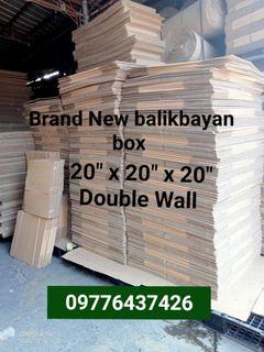 20 x 20 x 20 Double Wall Available!!!