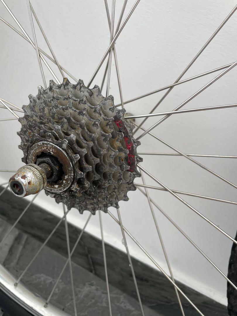 Räder Retro 26  ARAYA RM 400 Pro Shimano Deore Dx M650 7v 32h fh-m650 hb- hm650 | UK