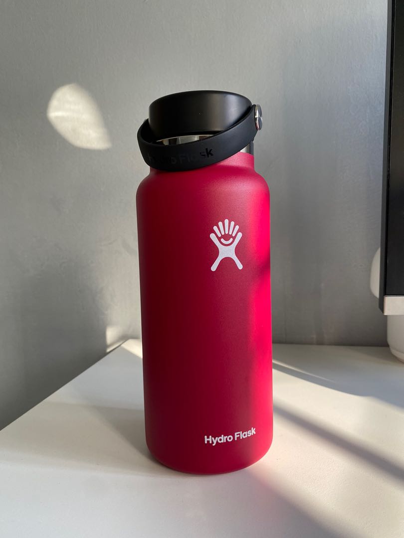 32oz Maroon Hydroflask Furniture Home Living Kitchenware