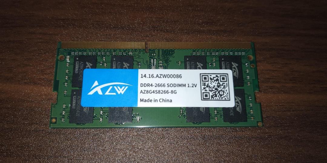 Ram 8gb ddr4 2666mhz sodimm top