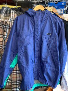 絕版美品 隨便賣 Supreme 藍格紋 衝鋒衣 外套 風衣 M號 Stussy Bape off white可搭配