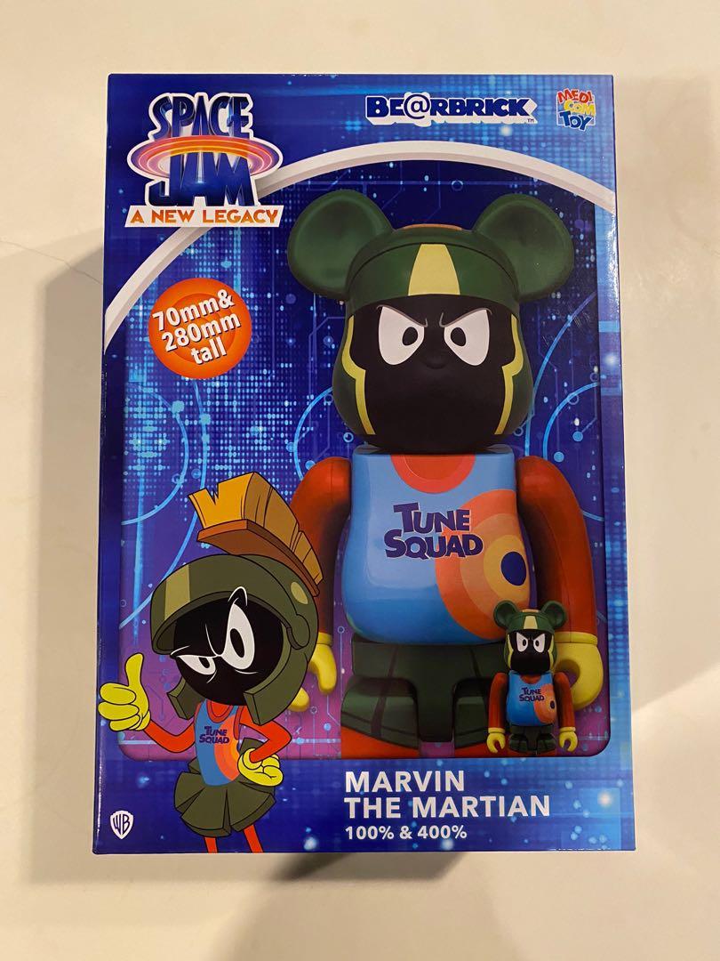 現貨] Bearbrick Marvin The Martian (Space Jam A New Legacy) 100 ...