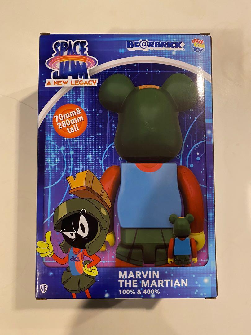 現貨] Bearbrick Marvin The Martian (Space Jam A New Legacy) 100 