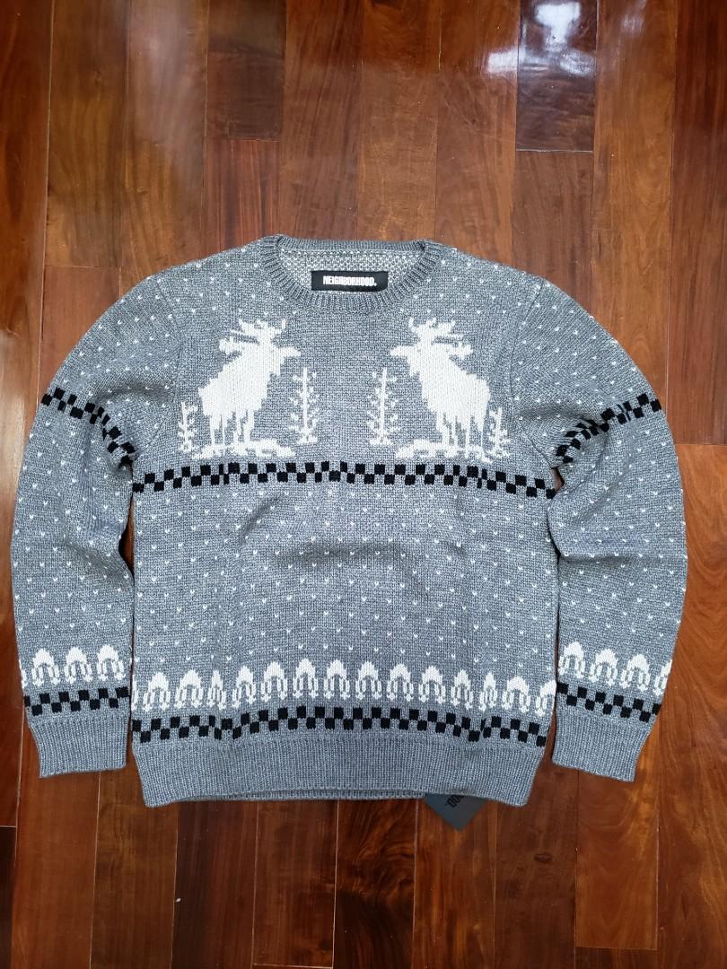 NEIGHBORHOOD CARIBOU/AW-KNIT.LS - ニット/セーター