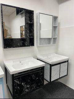 ✅ WATERPROOF Basin bathroom cabinet Vanity Cabinet + Mirror Cabinet Basin Cabinet Set$250 NETT ( WITH INSTALLATION $350 PER SET)