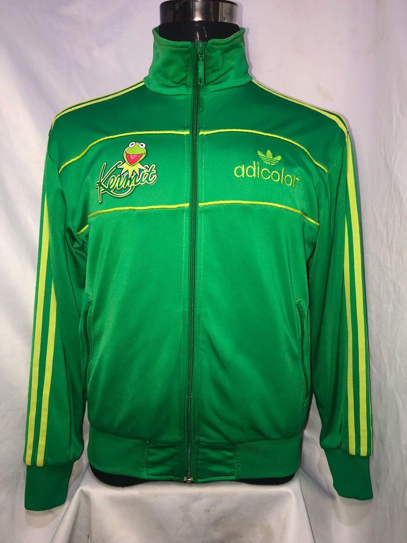 ADIDAS X KERMITT ADICOLOR G4 GREEN SERIES TRACKTOP Men s Fashion