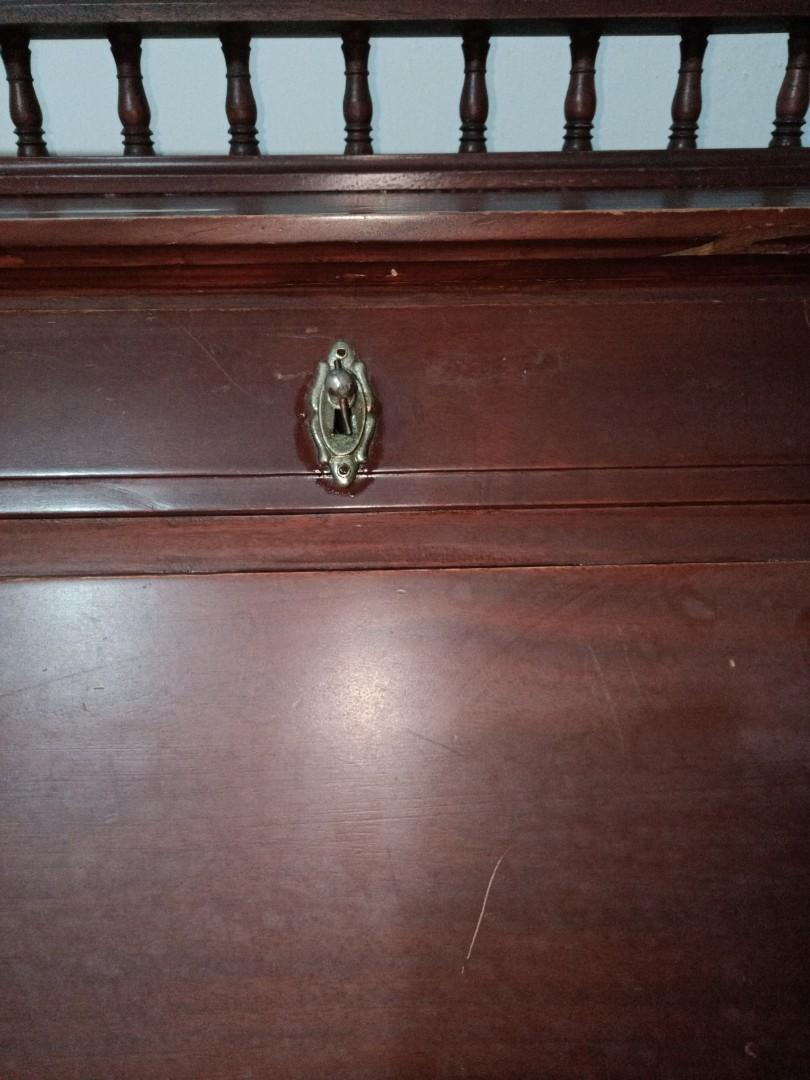 SALE Antique flip down desk table, Hobbies & Toys, Memorabilia