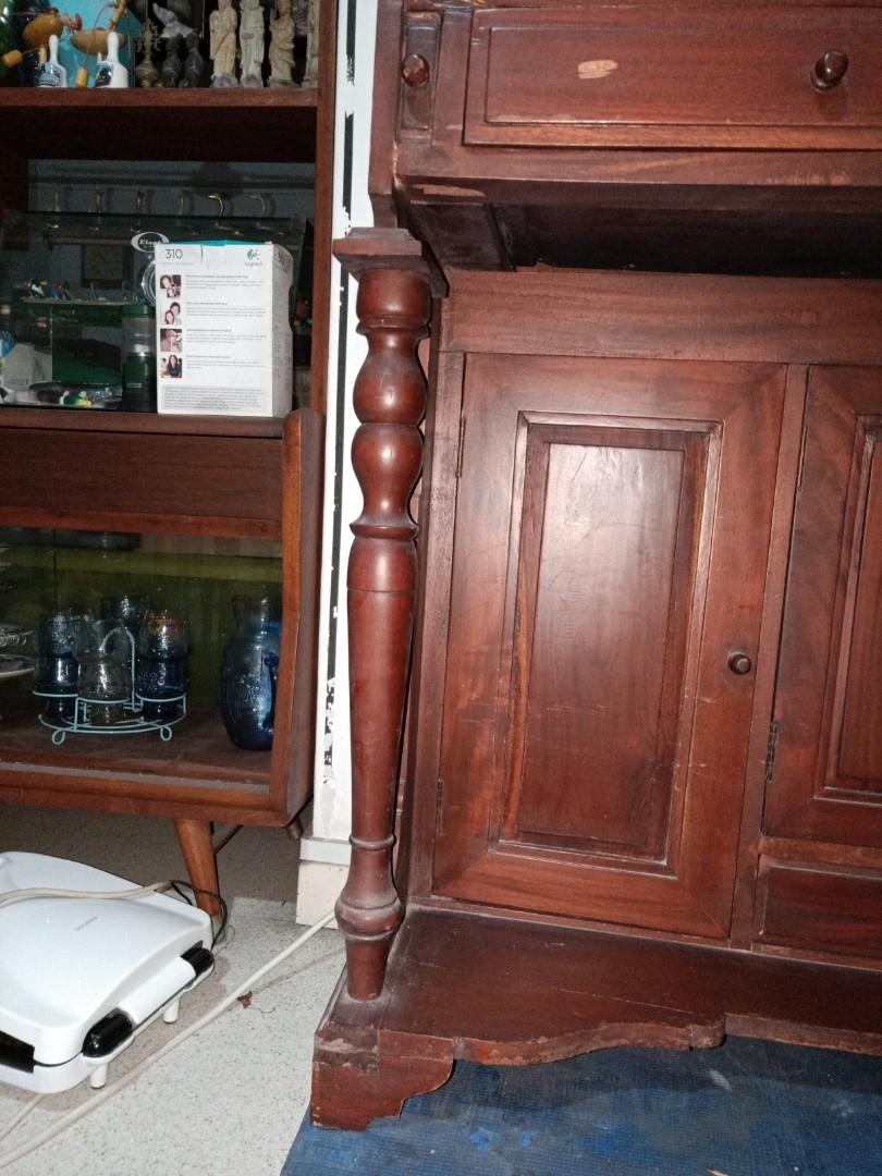 SALE Antique flip down desk table, Hobbies & Toys, Memorabilia