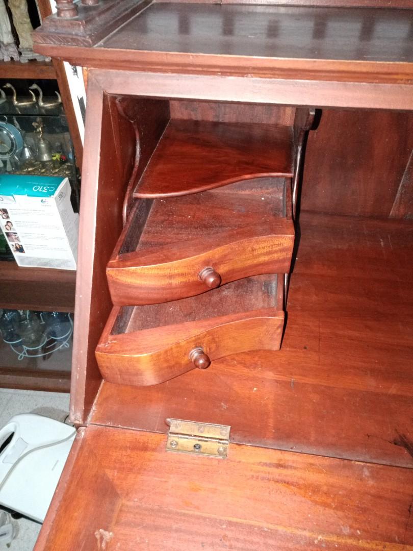 SALE Antique flip down desk table, Hobbies & Toys, Memorabilia