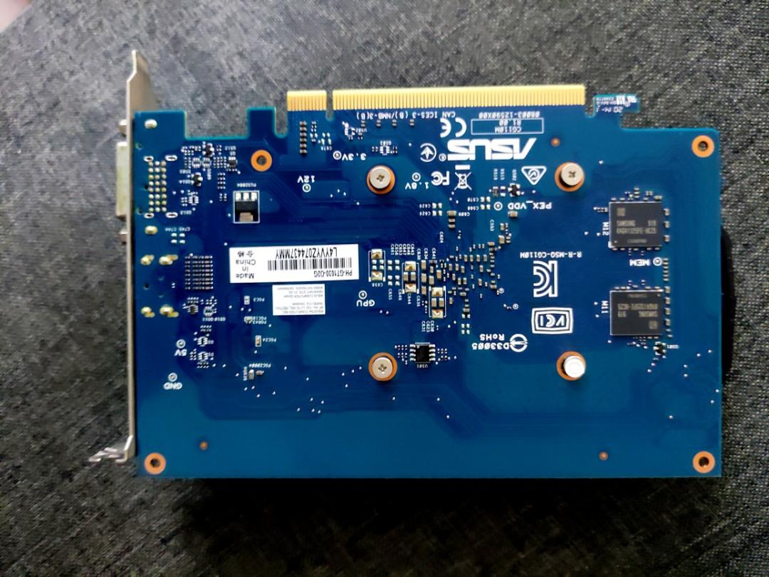 Asus phoenix geforce gt 1030 oc edition 2gb 2025 gddr5