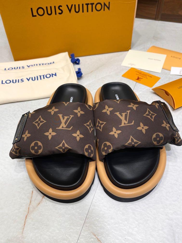 LV pool pillow comfort mule slides, Women's Fashion, Footwear, Flats &  Sandals on Carousell
