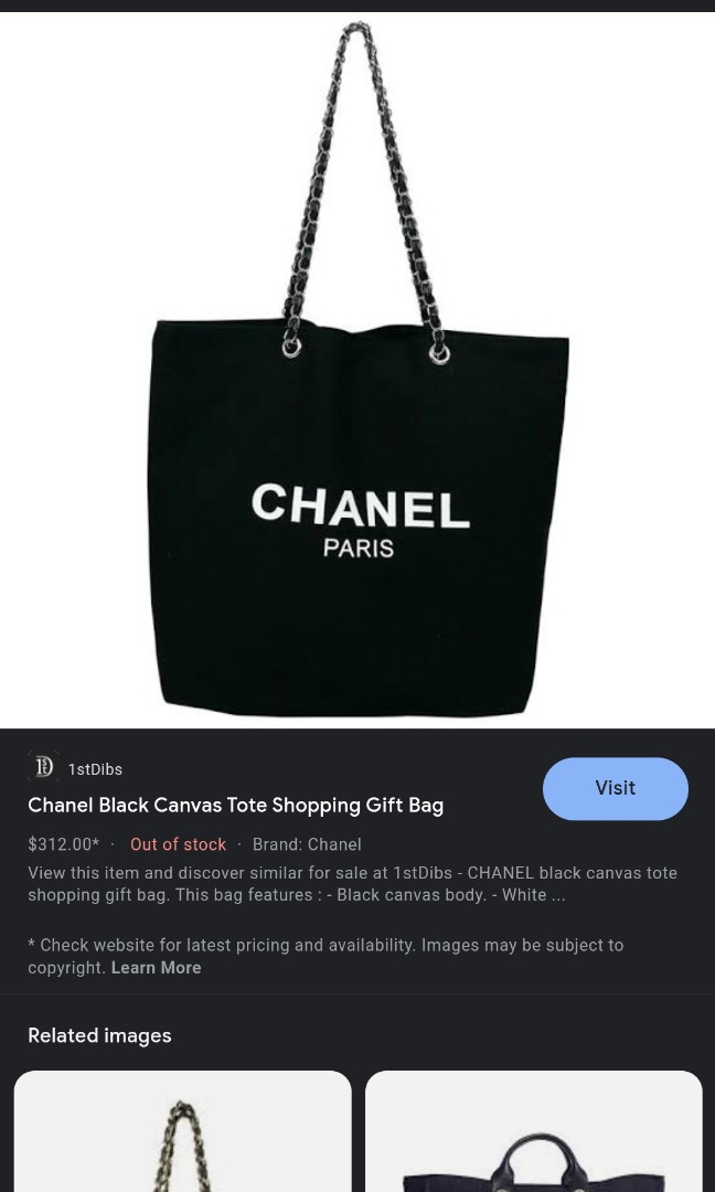 Authentic chanel shopping tote gift, Luxury, Bags & Wallets on Carousell