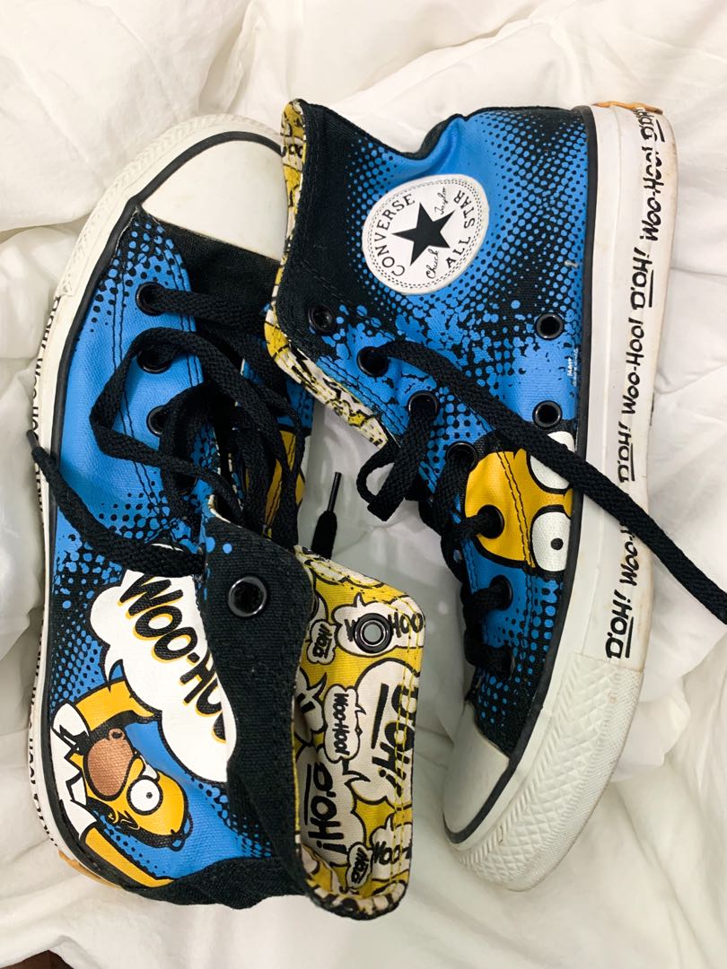 Authentic Converse x The Simpsons Sneakers Women s Fashion