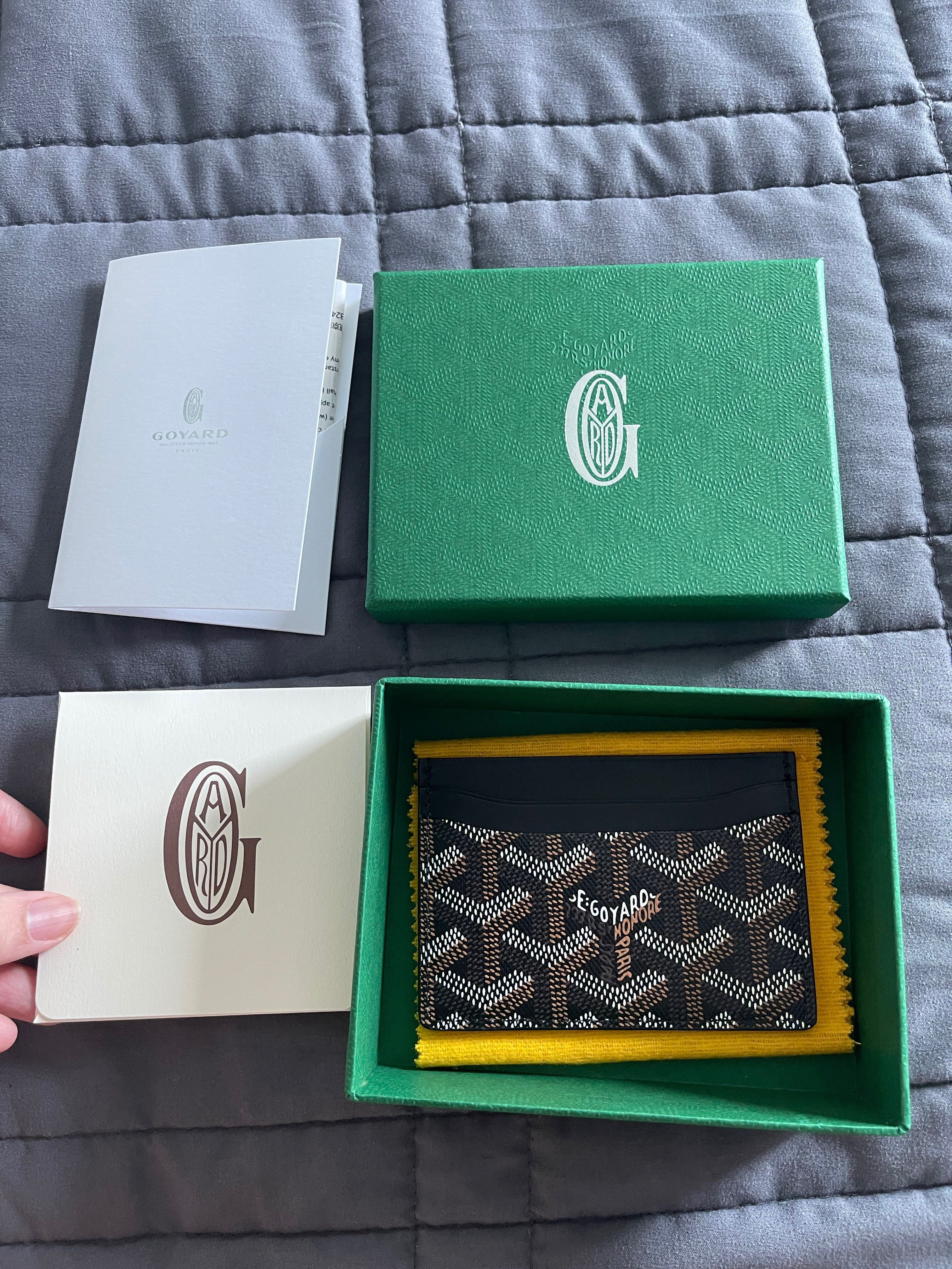 Authentic goyard card 2025 holder