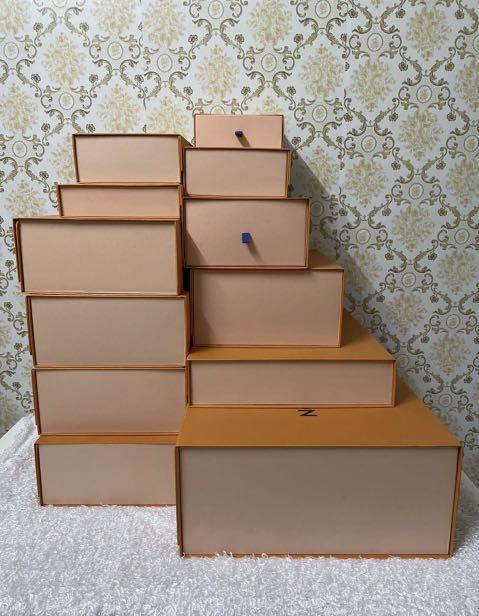 Authentic Louis Vuitton Box Complete Set Orange, Women's Fashion, Bags &  Wallets, Purses & Pouches on Carousell