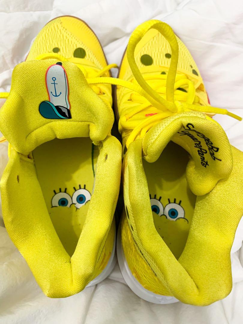Authentic Nike Kyrie 5 SpongeBob SquarePants Sneakers, Men's Fashion ...
