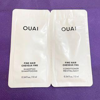 NEW STOCK AUTHENTIC Ouai fine hair shampoo and conditioner duo sachet set