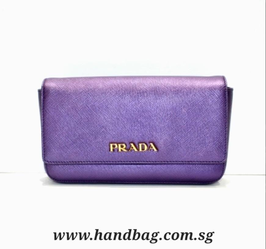 Authentic Prada pochette, Luxury, Bags & Wallets on Carousell