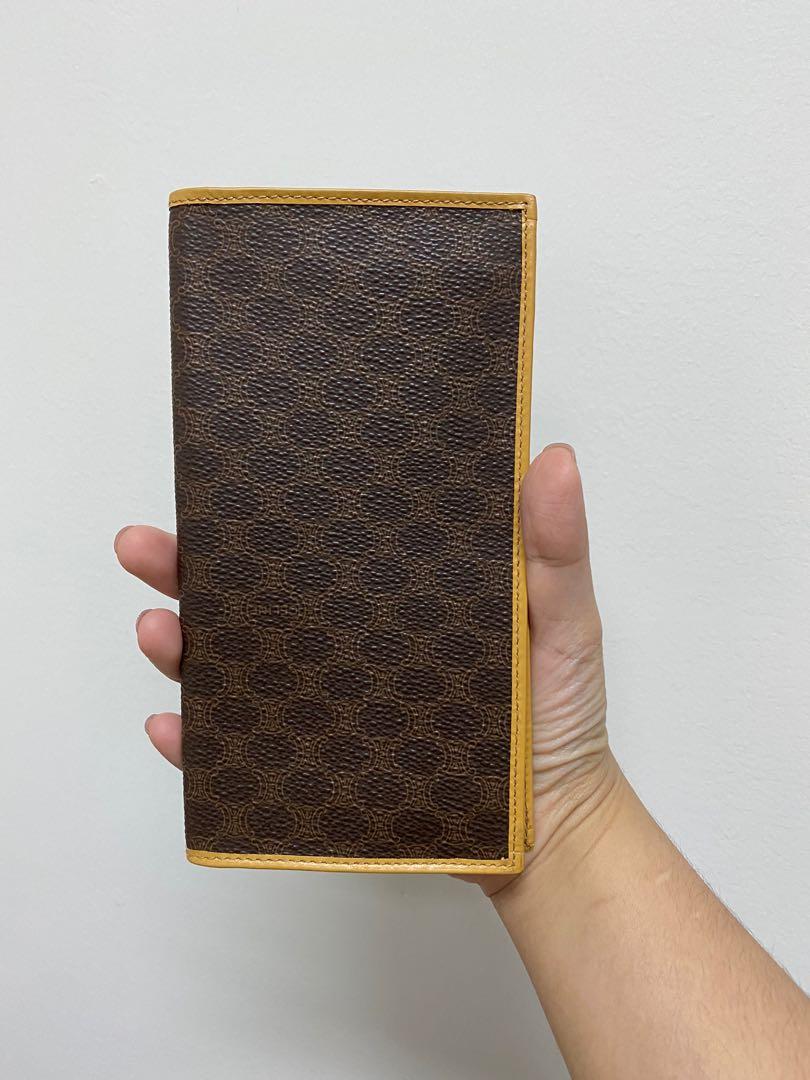 AUTHENTIC Vintage Celine bifold wallet (Category: Luxury Bags & Wallets) located in Santa Rosa. Submitted by authenthei (Listing ID 1178091262, Image 1). Description: authentic celine bifold wallet 8/10 condition No notable flaws but with signs of usage Aged leather MOP: gcash/bpi/bdo SF on buyer No layaway no COD no COP No inclusions .