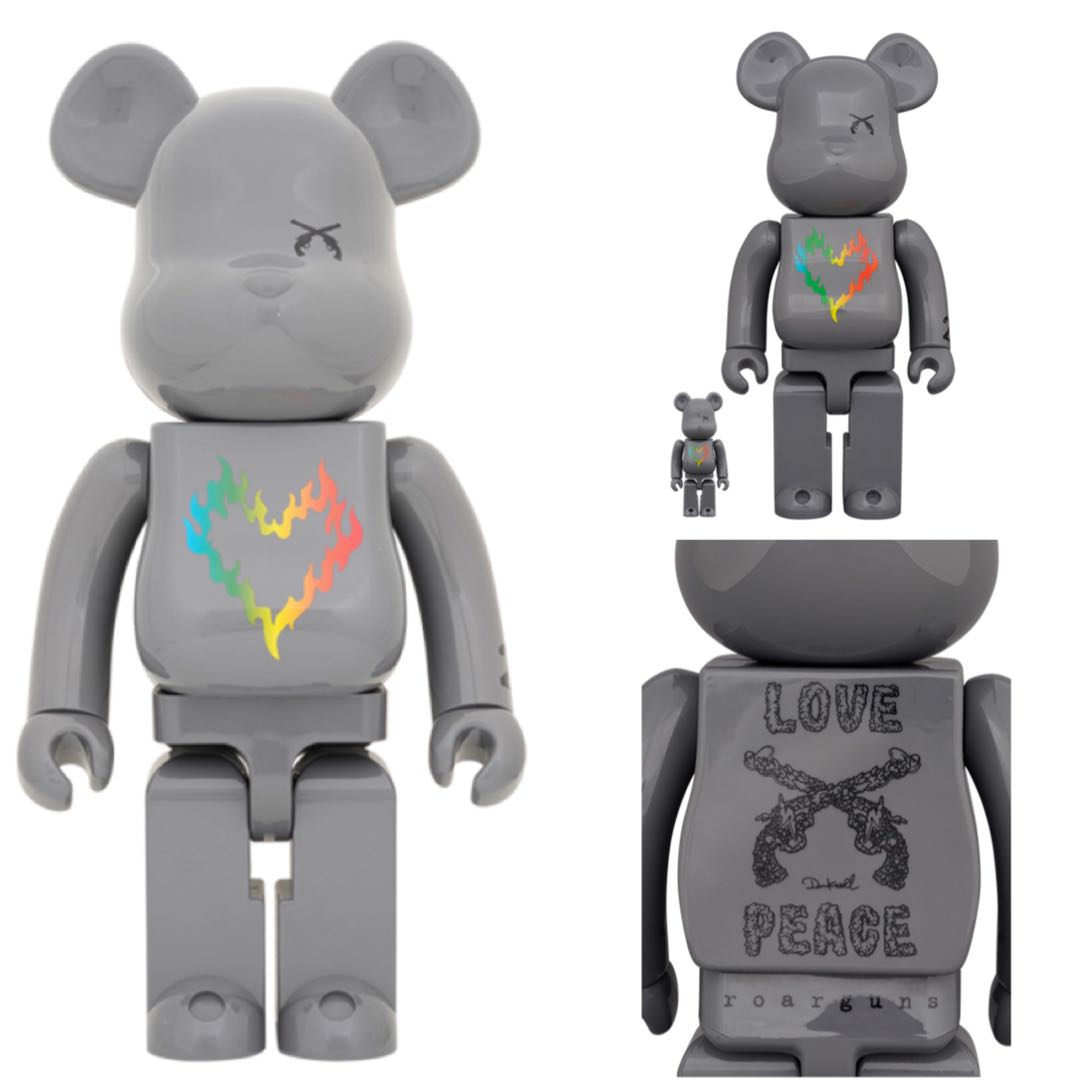 Bearbrick LOVE & PEACE roarguns 20th Anniversary, 興趣及遊戲, 玩具