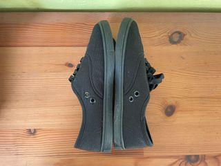 Black Canvas Soft Sneaker Size 35