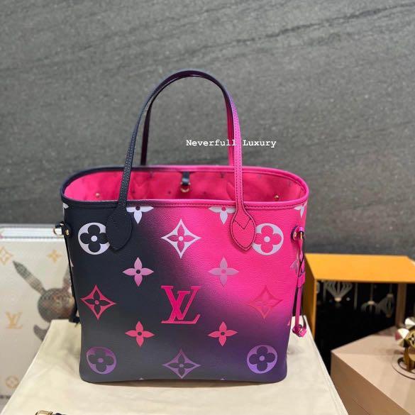 Louis Vuitton Fuchsia, Purple, And Grey Midnight Fuchsia Giant Monogram  Canvas Neverfull MM Gold Hardware, 2022 Available For Immediate Sale At  Sotheby's